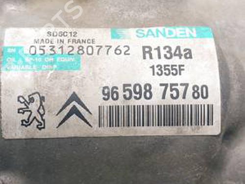 AC compressor PEUGEOT 207 (WA_, WC_) 1.4 HDi | BP30959126M34