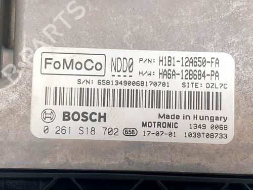 Engine control unit (ECU) FORD FIESTA VII (HJ, HF) 1.0 EcoBoost | BP15225098M57 