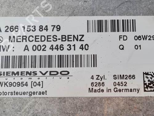 Engine control unit (ECU) MERCEDES-BENZ A-CLASS (W169) A 160 (169.031, 169.331) | BP26536987M57 