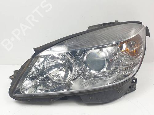 Used Left headlight MERCEDES-BENZ C-CLASS (W204) C 200 CDI (204.001) (136 hp) 30142513