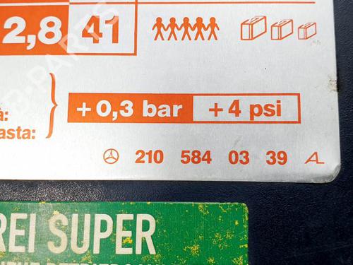 Fuel flap MERCEDES-BENZ E-CLASS (W210) E 200 (210.035) | BP25140893C131 