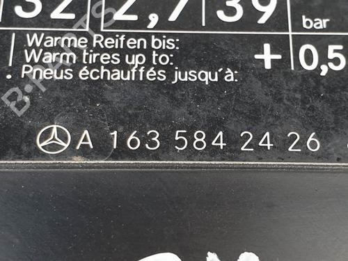 Fuel flap MERCEDES-BENZ M-CLASS (W163) ML 270 CDI (163.113) | BP27195568C131 