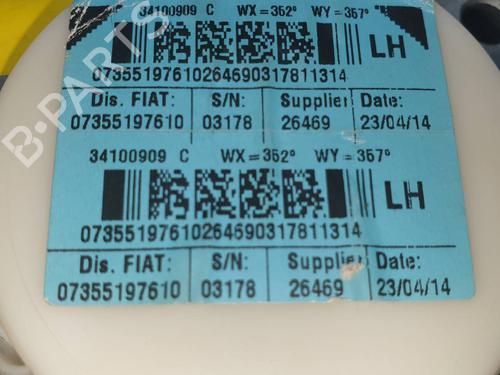 Front left seatbelt FORD KA (RU8) 1.2 | BP38535519I26 - Image 3
