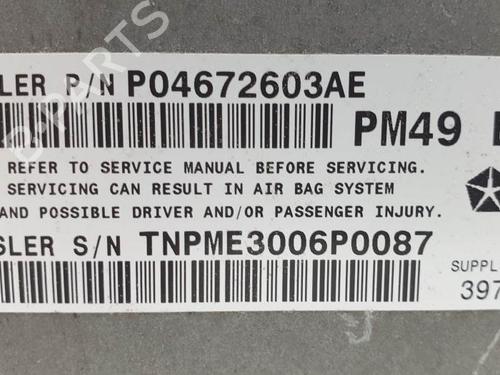 ECU airbags DODGE CALIBER 2.0 CRD | BP24930865M53  - Image 5