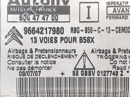 ECU airbags CITROËN C4 Grand Picasso I (UA_) 2.0 HDi 138 | BP17585082M53 