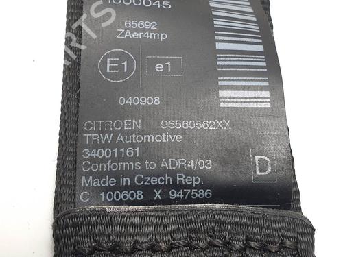 Front right seatbelt CITROËN C5 III (RD_) 2.0 HDi (RDRHR8) | BP24990131I25  - Image 9
