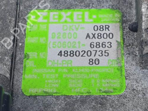 AC compressor NISSAN MICRA III (K12) 1.2 16V | BP28162202M34 