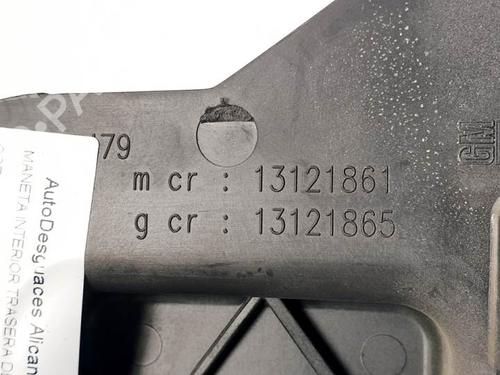 Rear right interior door handle OPEL MERIVA A MPV (X03) 1.3 CDTI (E75) | BP13459637I16 