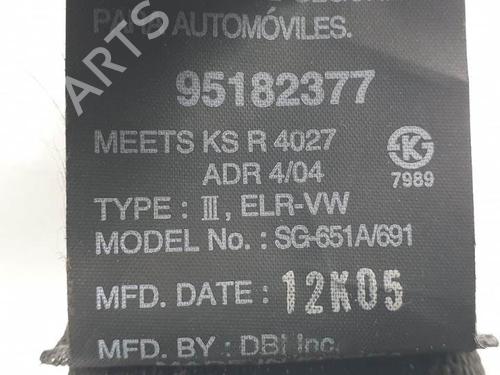 Rear right seatbelt OPEL ANTARA A (L07) 2.2 CDTi 4x4 | BP16065570I28 