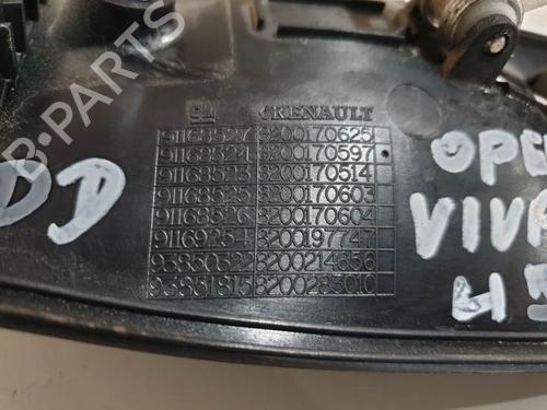 Høyre foran utvendig håndtak OPEL VIVARO A Bus (X83) 2.0 CDTI (F7, J7, A07) | BP6944865C129 