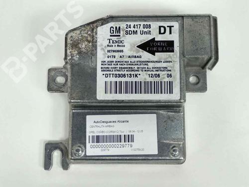 Used ECU airbags ECU airbags OPEL COMBO Box Body/MPV 1.3 CDTI 16V (69 hp) 7537353 7537353
