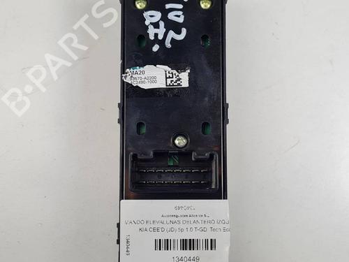 Left front window switch KIA CEE'D (JD) 1.0 T-GDI | BP30313334I27 - Image 3