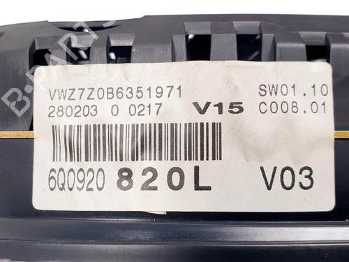Instrument cluster VW POLO (9N_, 9A_) 1.4 TDI | BP25117242C47 