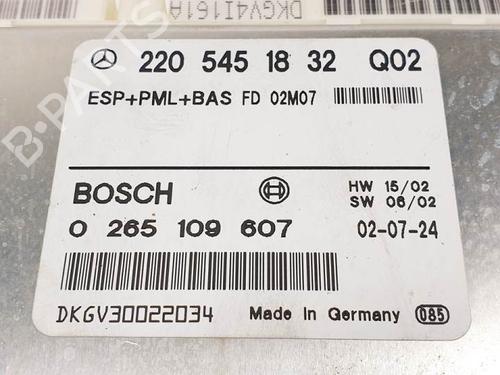 Control unit MERCEDES-BENZ S-CLASS (W220) S 320 CDI (220.025, 220.125) | BP16686874M11 
