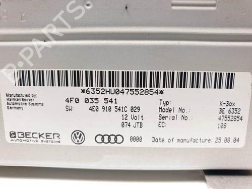 Bilradio AUDI A6 C6 (4F2) 3.2 FSI quattro | BP17005681E6 
