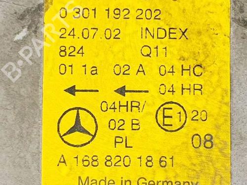 Right headlight MERCEDES-BENZ A-CLASS (W168) A 140 (168.031, 168.131) | BP17744986C29 