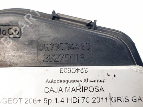 Throttle body PEUGEOT 206+ (2L_, 2M_) 1.4 HDi eco 70 | BP29965018M82