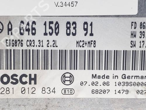 Engine control unit (ECU) MERCEDES-BENZ VITO / MIXTO Van (W639) 111 CDI (639.601, 639.603, 639.605) | BP37756250M57 - Image 4