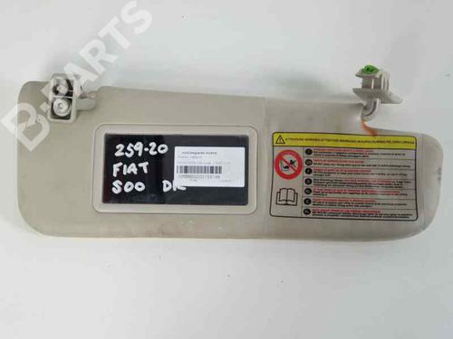 Used Right sun visor FIAT 500 (312_) 1.3 D Multijet (312AXB1A) (75 hp) 6845432