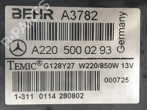 Radiator fan MERCEDES-BENZ S-CLASS (W220) S 320 CDI (220.025, 220.125) | BP26375642M35 