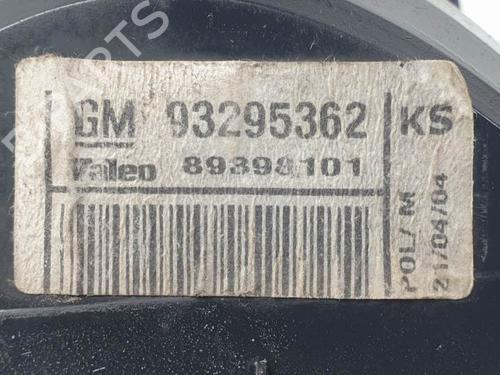 Rear fog light OPEL MERIVA A MPV (X03) 1.7 CDTI (E75) | BP20510933C37 