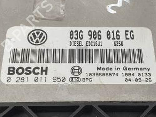 Engine control unit (ECU) SEAT ALTEA (5P1) 2.0 TDI 16V | BP27525781M57