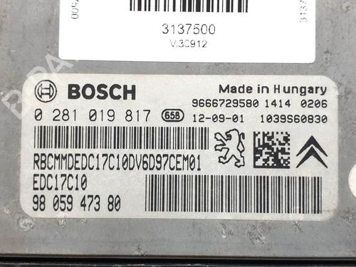 Engine control unit (ECU) PEUGEOT PARTNER Tepee 1.6 HDi 16V | BP27888665M57 - Image 4