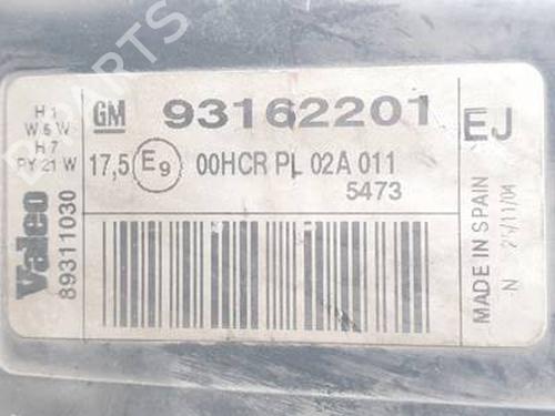 Left headlight OPEL TIGRA TwinTop (X04) 1.3 CDTI (R97) | BP30959267C28