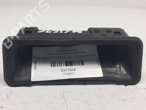Used Tailgate handle Tailgate handle BMW 5 Touring (E61) 530 xd (235 hp) 34513745 34513745