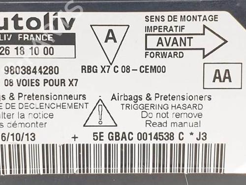 ECU airbags CITROËN C5 III (RD_) 2.0 HDi 165 (RDRHHA, RDRHH8) | BP29271929M53 