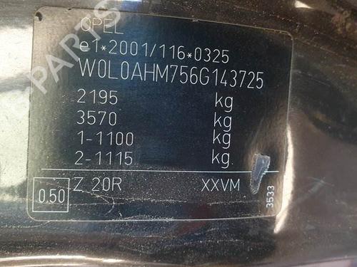 Right rear door OPEL ZAFIRA / ZAFIRA FAMILY B (A05) 1.9 CDTI (M75) | BP15615112C5 