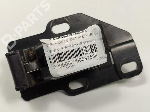 Used Rear right lock Rear right lock PEUGEOT PARTNER Box Body/MPV 1.6 HDi / BlueHDi 75 (75 hp) 9621220 9621220