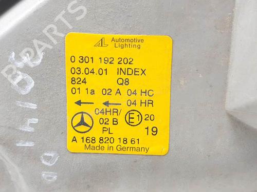Right headlight MERCEDES-BENZ A-CLASS (W168) A 160 (168.033, 168.133) | BP24915480C29 