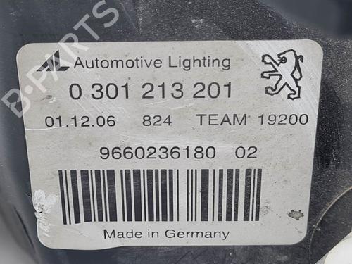Left headlight PEUGEOT 407 (6D_) 1.6 HDi 110 (6D9HZC, 6D9HYC) | BP29247967C28 - Image 6