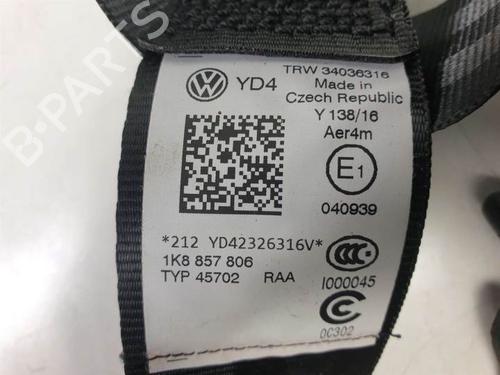 Rear right seatbelt VW SCIROCCO III (137, 138) 1.4 TSI | BP9977447I28 
