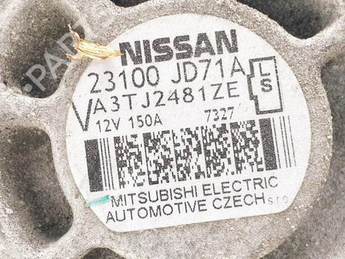 Alternator NISSAN QASHQAI / QASHQAI +2 I (J10, NJ10, JJ10E) 2.0 dCi | BP15816627M7 