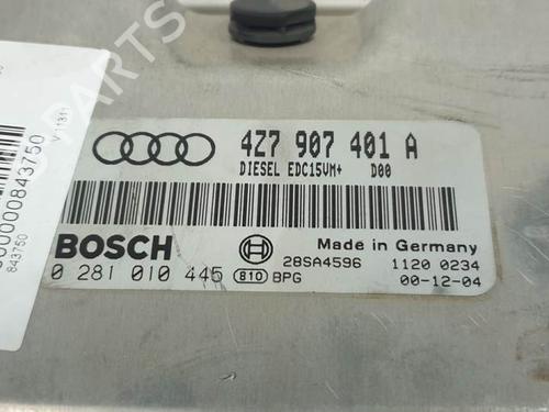 Engine control unit (ECU) AUDI ALLROAD C5 (4BH) 2.5 TDI quattro | BP12388078M57 