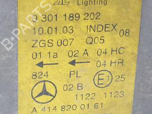 Right headlight MERCEDES-BENZ VANEO (414) 1.7 CDI (414.700) | BP29696791C29 