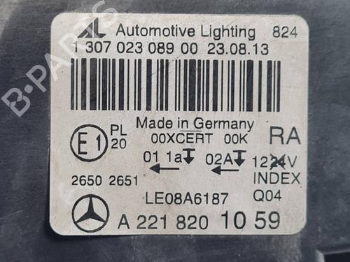Right headlight MERCEDES-BENZ S-CLASS (W221, V221) S 320 CDI (221.022, 221.122) | BP37257724C29  - Image 8
