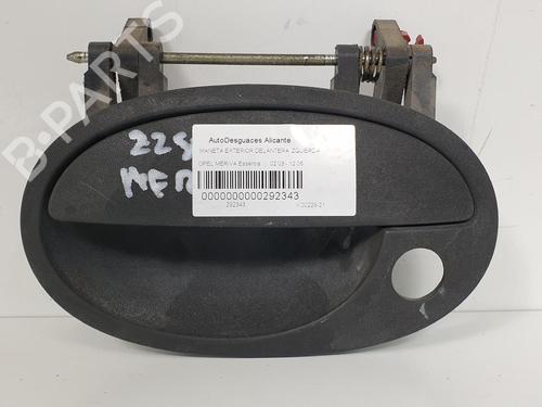 Used Front left exterior door handle OPEL MERIVA A MPV (X03) 1.7 CDTI (E75) (100 hp) 6991707