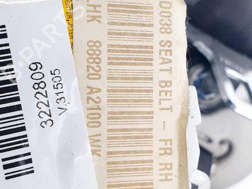 Front right seatbelt KIA CEE'D (JD) 1.4 CRDi 90 | BP29554276I25 
