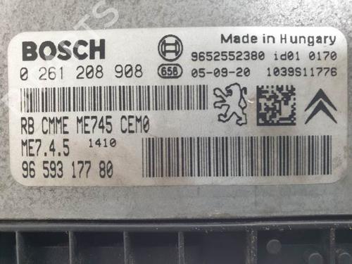 Engine control unit (ECU) CITROËN XSARA PICASSO (N68) 1.6 16V | BP24934433M57 