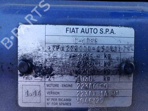 Instrument cluster FIAT DOBLO Box Body/MPV (223_) 1.9 D (223ZXB1A) | BP16036390C47 