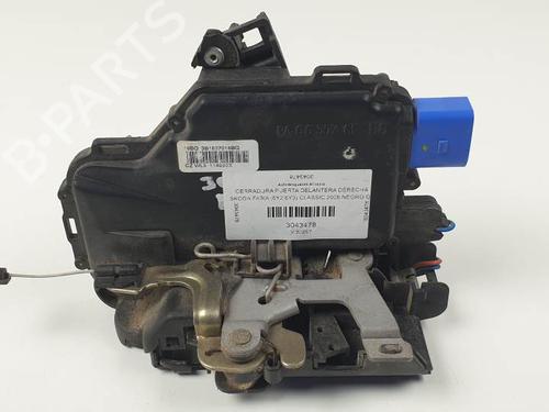 Front right lock SKODA FABIA I (6Y2) 1.2 | BP24916126C97 