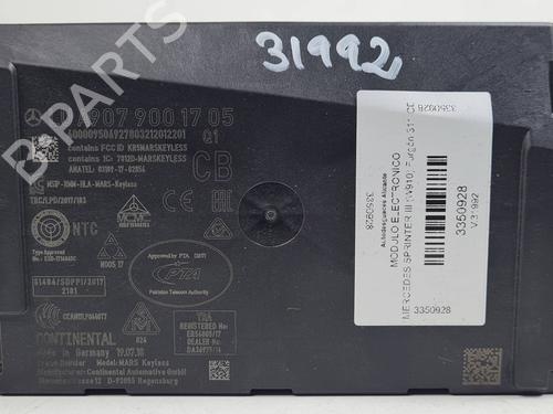Used Electronic module Electronic module MERCEDES-BENZ SPRINTER 3,5-t Van (B907, B910) 311 CDI (910.631, 910.633) (114 hp) 31636181 31636181