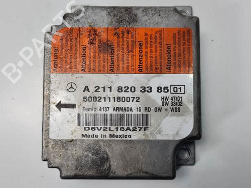 Kollisjonspute styreenhet MERCEDES-BENZ E-CLASS (W211) E 320 CDI (211.026) (204 hp) 6855167