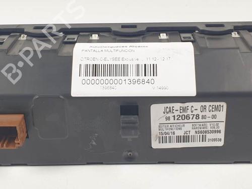 Display monitor CITROËN C-ELYSEE (DD_) 1.6 BlueHDi 100 | BP25146057C48 - Image 3