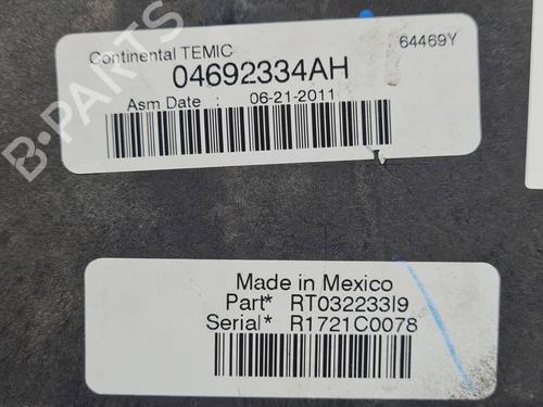 Fuse box CHRYSLER GRAND VOYAGER V (RT) 2.8 CRD | BP29265811E1