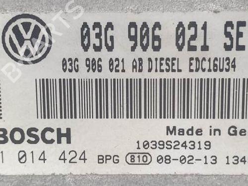 Engine control unit (ECU) SEAT LEON (1P1) 1.9 TDI | BP21185106M57 