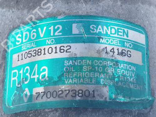 AC compressor RENAULT CLIO II (BB_, CB_) 1.6 16V (BB01, BB0H, BB0T, BB14, BB1D, BB1R, BB2KL, BB3G... | BP31033741M34